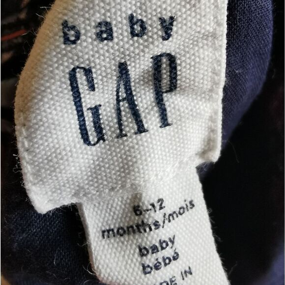 2/$15 Gap long sleeve shirt size 6-12 m - Picture 4 of 4